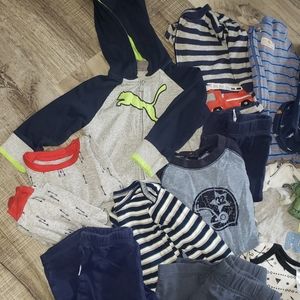 Lot of baby boy clothes